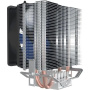 кулер pccooler s93 v2 soc-am5/am4/1200/1700/1851 черный/синий 3-pin 26.4db al+cu 100w 348gr ret (r3-