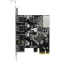 контроллер pci-e 4xusb3.0 orient va-3u4pe (pci-e, 4 port usb 3.0, доп разъём питания, via vl800) ret