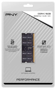 оперативная память 16гб ddr4 pny mn16gsd42666 sodimm ddr4