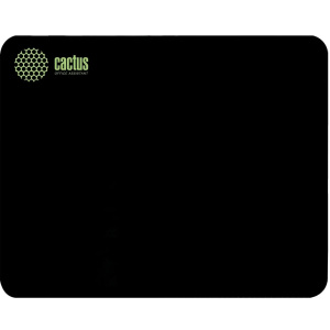 коврик cactus black черный 220x180x2мм (cs-mpc-p01xs)