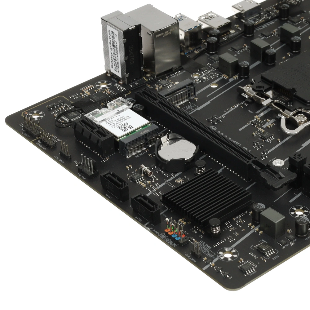 материнская плата maxsun ms-challenger h610m-h v1 wifi h610, lga1700, 2*ddr4, 1*pciex16, 1*pciex1, 1