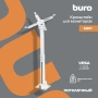 кронштейн buro pr04-b черный макс.20кг потолочный поворот и наклон