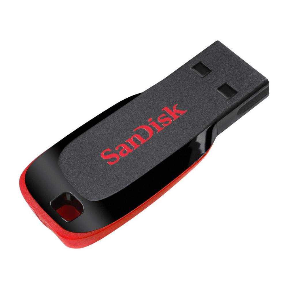 память флеш usb flash drive 16gb 2.0 sandisk cruzer blade (sdcz50-016g-b35)