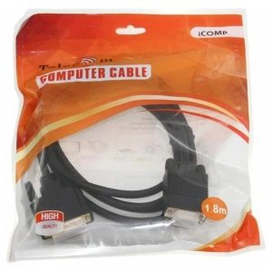 кабель соединительный  dvi-i-to-vga telecom ta680f 1.8m