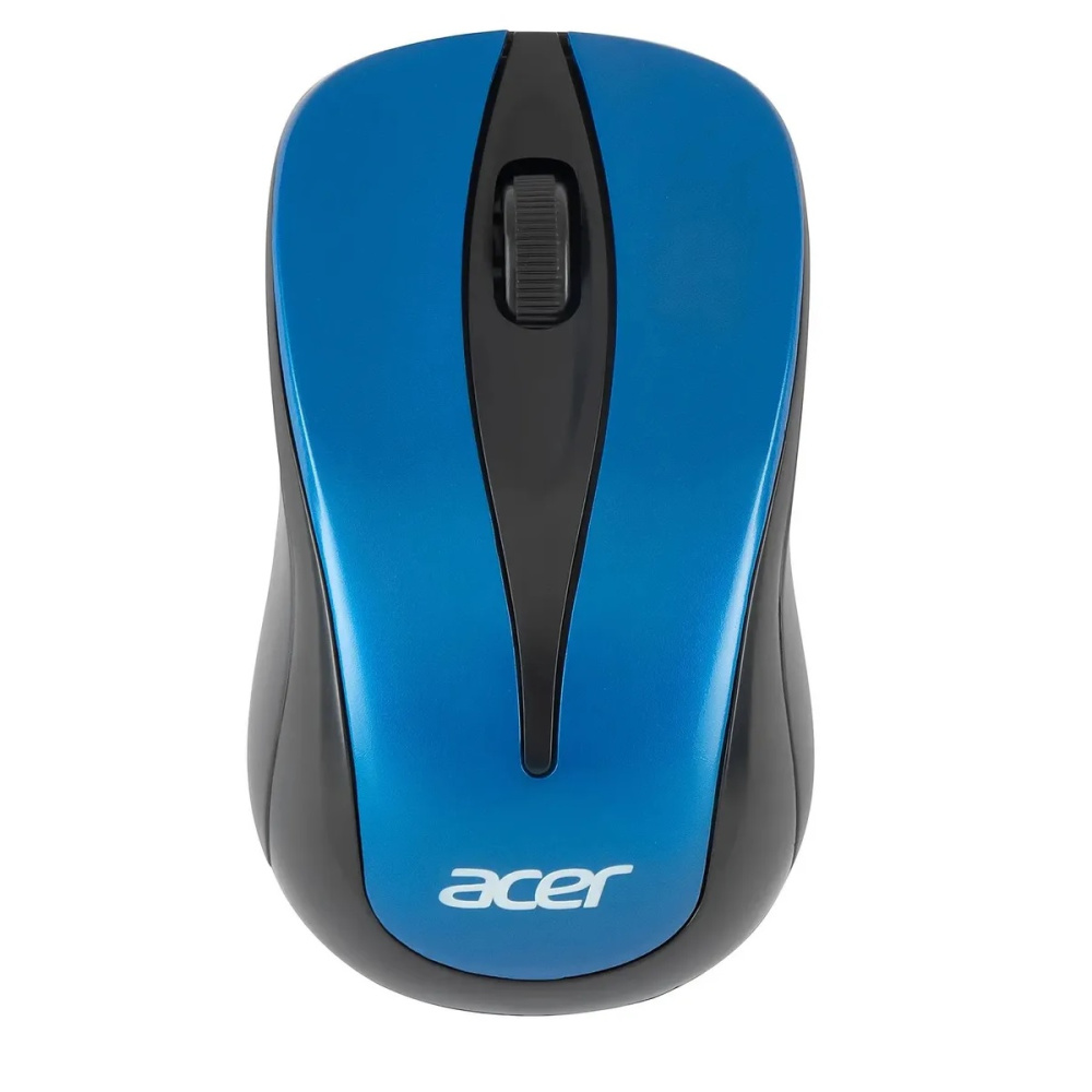 беспроводная мышка acer omr132 синий/черный оптическая (1000dpi) usb