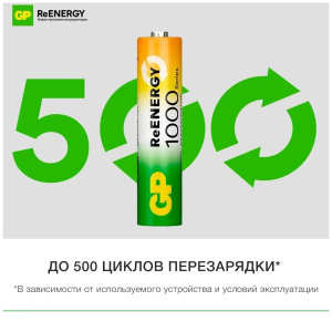 аккумуляторы aaa gp 930 mah 2шт. 100aaahcrgy-2crcb2