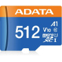 карта памяти microsd 512гб a-data ausdx512guicl10a1-ra1 premier pro + adapter
