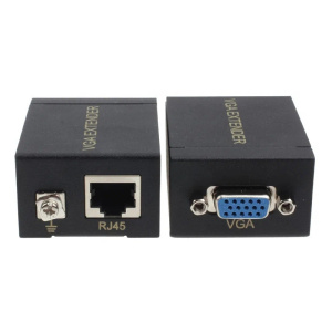 устройство передачи видеосигнала по витой паре vga по rj-45 (до 60 метров)