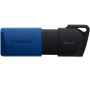 память флеш 64гб kingston datatraveler exodia m dtxm/64gb usb3.0 черный/синий
