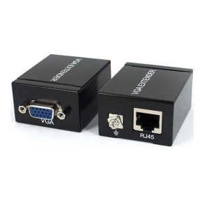 устройство передачи видеосигнала по витой паре vga по rj-45 (до 60 метров)