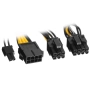 переходник питания видеокарт 8pin cablexpert cc-psu-85 (8pin-2x6pin) 8pin (мама) 2х6pin (папа)