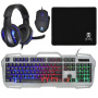 игровой комплект oklick hs-hkm300g pirate (клав/мышь/коврик/гарнитура) черный (hs-hkm300g)