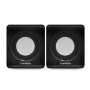 акустическая система 2.0 exegate disco 140 black (питание usb, 2х3вт (6вт rms), 100-20000гц, черный,
