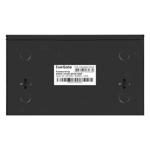 коммутатор неуправляемый exegate edes-1010d.8poe-96w (10-портовый utp 10/100 base-tx: 8 портов ieee 