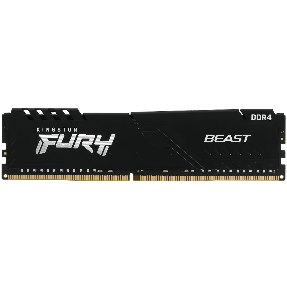 оперативная память 16гб ddr4 kingston 3200mhz kf432c16bb/16  beast black gaming