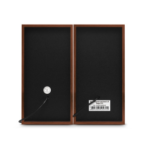 акустическая система 2.0 exegate tango 312 (питание usb, 2х3вт (6вт rms), 80-20000гц, темное дерево,
