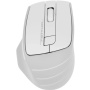 беспроводная мышка a4 fstyler fg30s белый/серый оптическая (2000dpi) беспроводная бесшумный клик sil