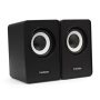 акустическая система 2.0 exegate disco 120 (питание usb, 2х3вт (6вт rms), 100-20000гц, черный, color