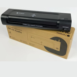 ламинатор heleos лм-а4к черный a4 (75-150мкм) 30см/мин (2вал.) лам.фото