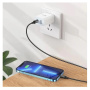 кабель hoco x89 wind ip usb type-c (m)-lightning (m) 1м черный коробка