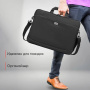 сумка для ноутбука pc pet 600d 17" черный нейлон pcp-a1317bk