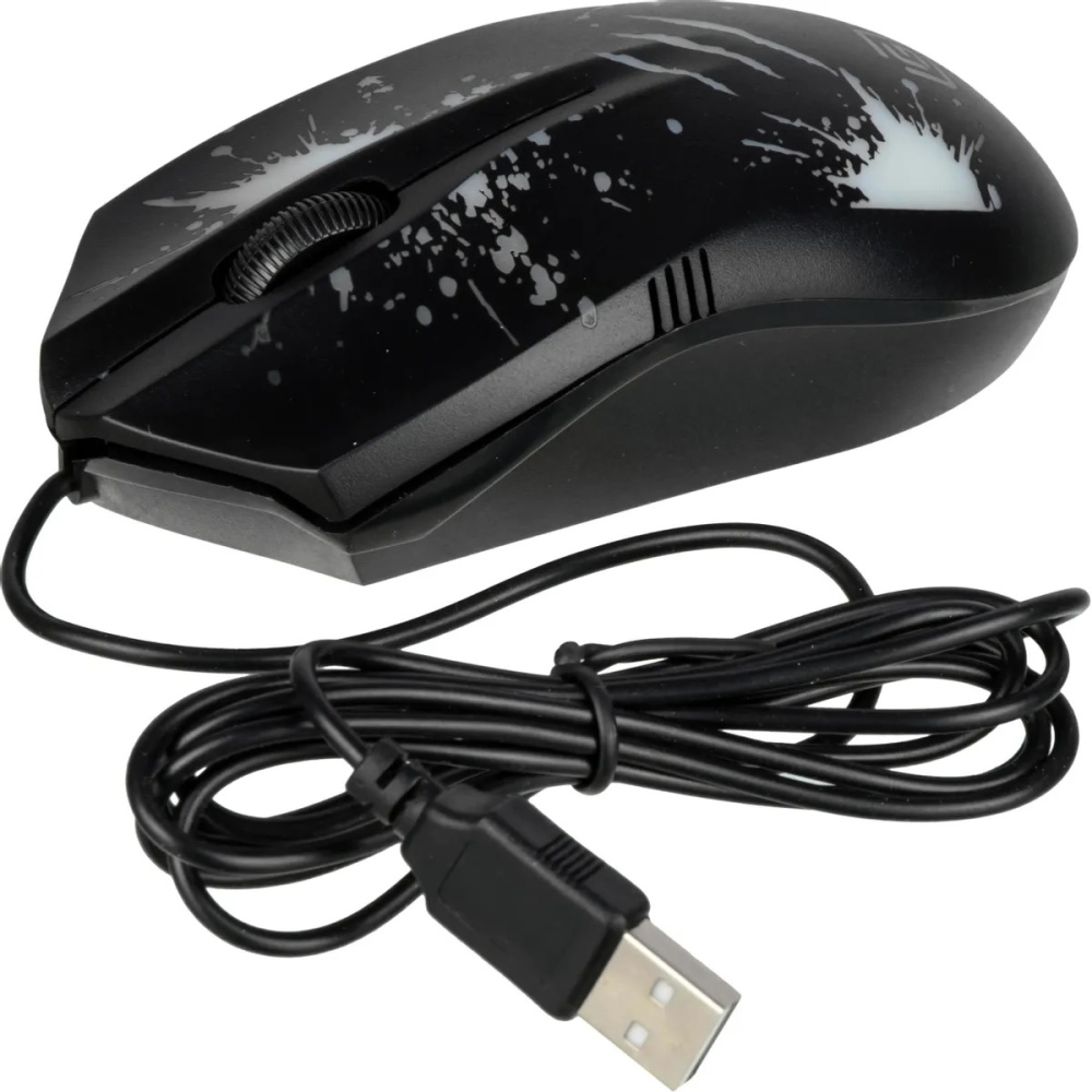мышка oklick 399m stigma черный оптическая (1000dpi) usb (3but)