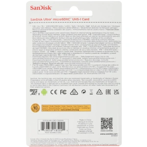 карта памяти sandisk ultra microsdxc 128gb |sdsqunr-128g-gn6mn|