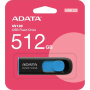 флешка usb 512гб a-data dashdrive uv128 auv128-512g-rbe usb3.0 черный/синий