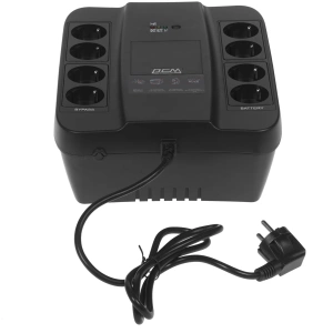 ибп powercom spider spd-1000n 550w/1000va 8 евророзеток (4 от аккумулятора)
