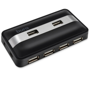 7 портовый хаб buro bu-hub7-u2.0 черный