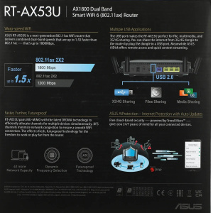 wi-fi роутер asus rt-ax53u ax1800