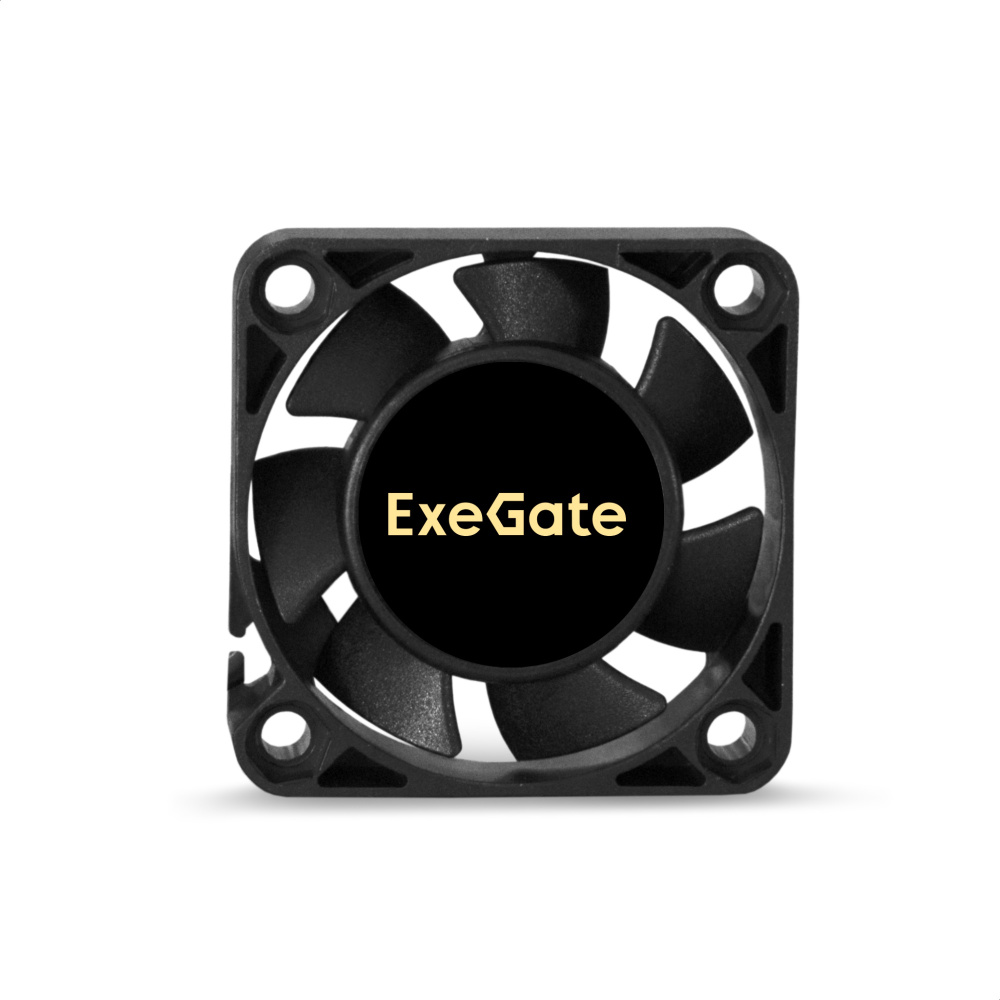 кулер exegate ex04010s2p 40x40x10 мм, sleeve bearing (подшипник скольжения), 2pin, 5000rpm, 24dba