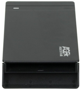 мобил рек внешний hdd sata 2,5" usb 3.0 agestar 3ub2p3 черный