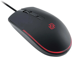 мышка oklick 100m черный оптич. 1600dpi usb 4but (1909417)