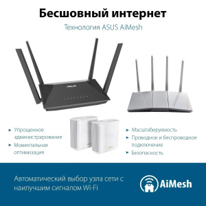 wi-fi роутер asus rt-ax52 ax1800