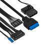 корпус minitower exegate i3 sea-npx850 (matx, бп 850npx, 2*usb+1*usb3.0, hd аудио, 1 rgb вент. 12см
