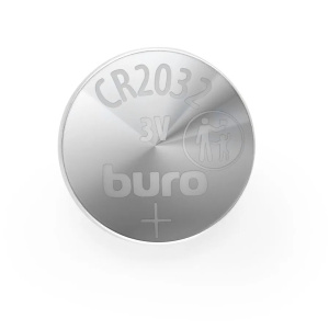 батарейка buro lithium cr2032 (1шт) блистер