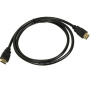 кабель соединительный hdmi-hdmi 1м high speed позолоч.конт. черный