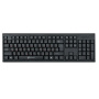 клавиатура oklick 120m black usb 1083044 мембранная, клавиш - 104, usb type-a, черный