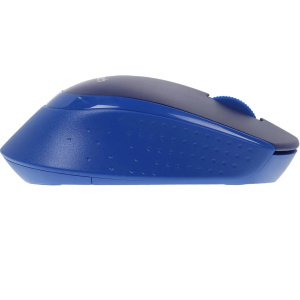 беспроводная мышка logitech m330 silent plus blue 910-004925 бесшумный клик