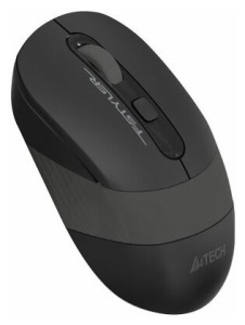 беспроводная мышка a4-tech fstyler fg10s черный/серый оптическая (2000dpi) silent беспроводная usb 