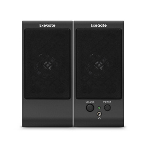 акустическая система 2.0 exegate tango 230 (питание usb, 2х3вт (6вт rms), 80-20000гц, черный, color 