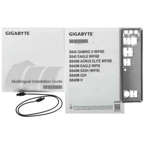 материнская плата gigabyte b840m h am5, amd b840, 2xddr5-5200 мгц, 1xpci-ex16, 1xm.2, micro-atx