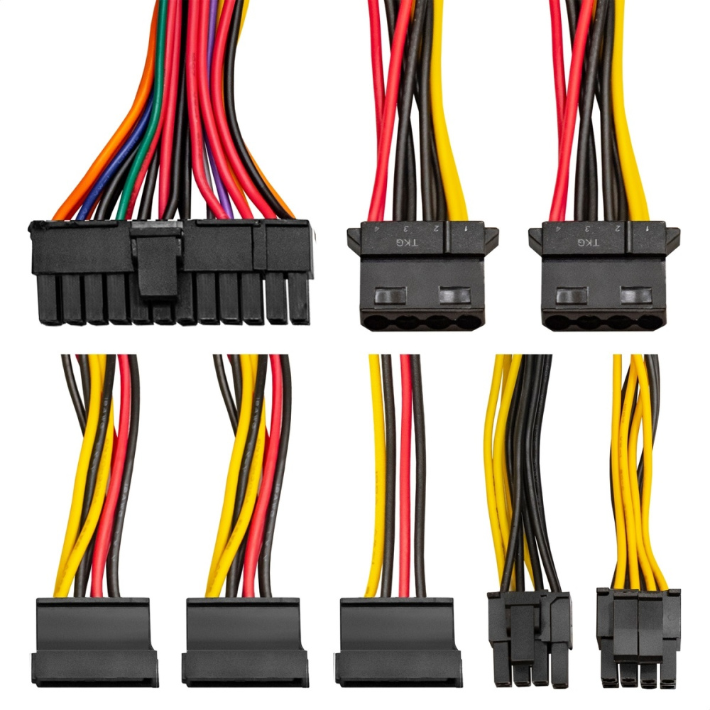 блок питания exegate cp500 500w atx, 8cm fan,24pin, 4+4pin, 3xsata, 2xide