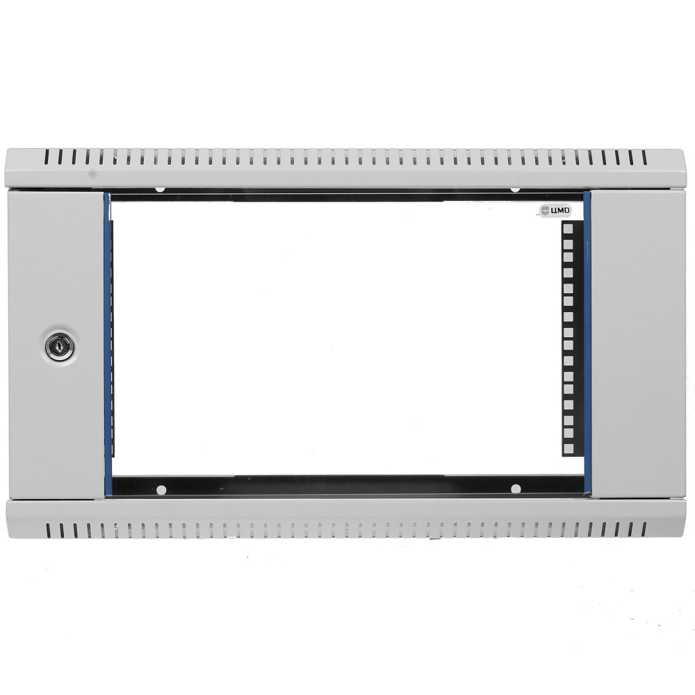 шкаф настенный цмо шрн-эконом (шрн-э-6.350) 6u 600x350мм пер.дв.стекл 85кг серый 300мм 11.4кг 180гра