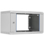 шкаф настенный цмо шрн-эконом (шрн-э-6.350) 6u 600x350мм пер.дв.стекл 85кг серый 300мм 11.4кг 180гра