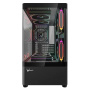 корпус formula crystal u1m cosmic черный без бп matx