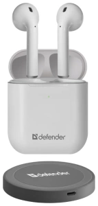 беспроводные наушники defender twins 631 tws, bluetooth