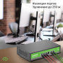 коммутатор digma dsp204f-2f-t80 dsp204f-2f-t80 v1 (l2) 6x100мбит/с 4xpoe+ 80w неуправляемый