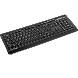 беспроводная клавиатура и мышь a4tech fstyler fg1012 черный/серый